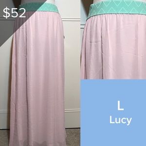 LuLaRoe Lucy Chiffon Maxi Skirt